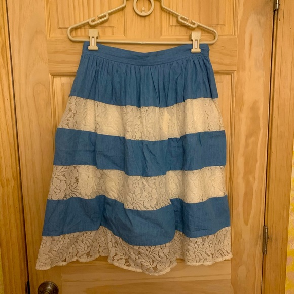 ModCloth Striped Skirt - Picture 2 of 4